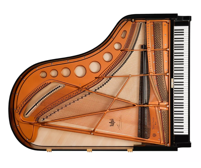 Bösendorfer - Modell Grand Piano 200, schwarz, offen von obenl